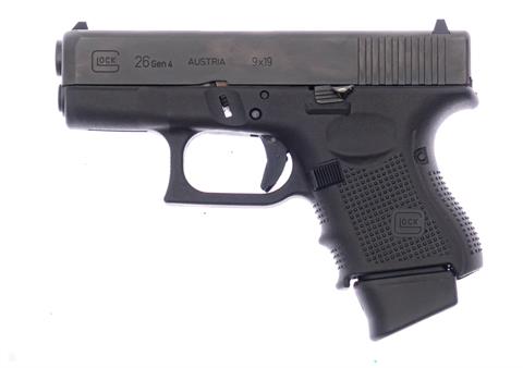 Pistole Glock 26 Gen4 Kal. 9 mm Luger #BAUZ797 § B +ACC
