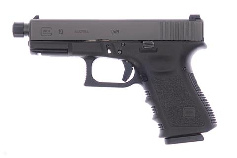 Pistole Glock 19 gen3 Kal. 9 mm Luger #USN481 § B +ACC