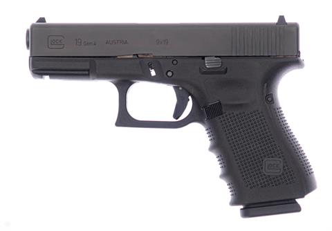 Pistole Glock 19 Gen. 4  Kal. 9 mm Luger #XFK776 §B +ACC