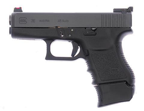 Pistole Glock 36  Kal. 45 Auto #UMP253 & #G104804 §B +ACC
