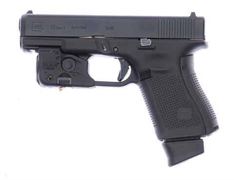 Pistole Glock 19 Gen5  Kal. 9 mm Luger #BGER438 § B (W 3701-22)