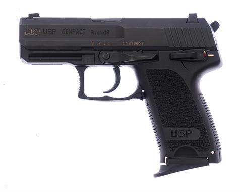 Pistole Heckler&Koch USP Compact  Kal. 9 mm Luger #27-079602 § B +ACC