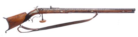 Percussion target rifle Switzerland around 1845 Cal. 17 mm #102 § free from 18 ***