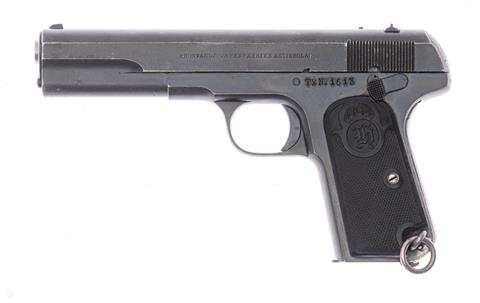 Pistole Husqvarna Mod. 1907  Kal. 9 mm Browning lang #36791 § B (W576-23)