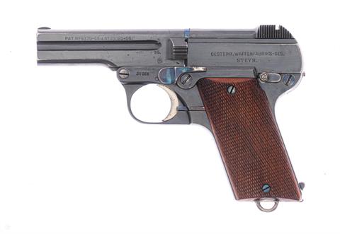 Pistole Steyr -Pieper Kipplauf Mod. 1909 OEWG Kal. 7,65 Browning  #38566 § B