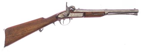 Percussion carbine Netherlands around 1850 cal. 17.5 mm #without number § free from 18 ***