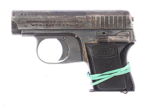 Pistole Mauser WTP1 Kal. 6,35 Browning #32077 § B (S 194542)
