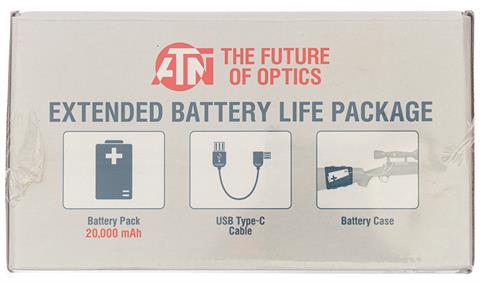 Replacement battery ATN with shaft holder extended battery life package 20000mAh ***