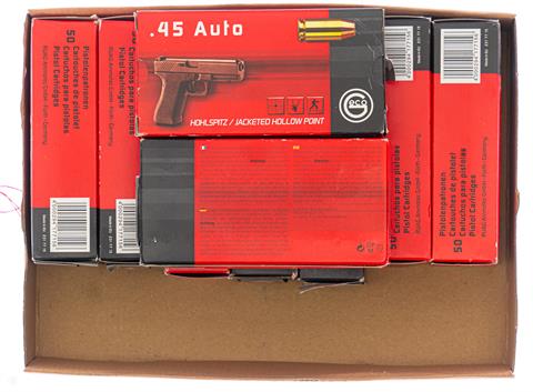Pistol cartridges 45 Auto Geco § A/B